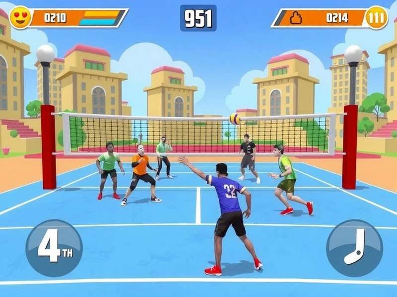 Punjabi Volley Dominator Game Screenshot